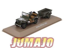 BL1 Atlas IXO 1/43 Blindés WW2 : JEEP Willys MB De la 2e DB