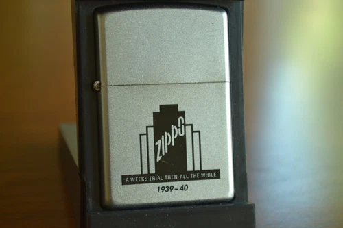 ZIPPO Lighter, 29211 A Week's Trial, Then All ..., 1939 Rep, 2002, Sealed , M985