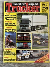 trucker fernfahrer Magazin Nr.7 1992