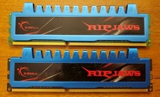 G.Skill Ripjaws 4GB 2x2GB RAM PC3-10600 DDR3-1333MHz SDRAM F3-10666CL8D-4GBRM