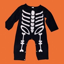 Baby/infant Skeleton HALLOWEEN Costume 6-12 mo.
