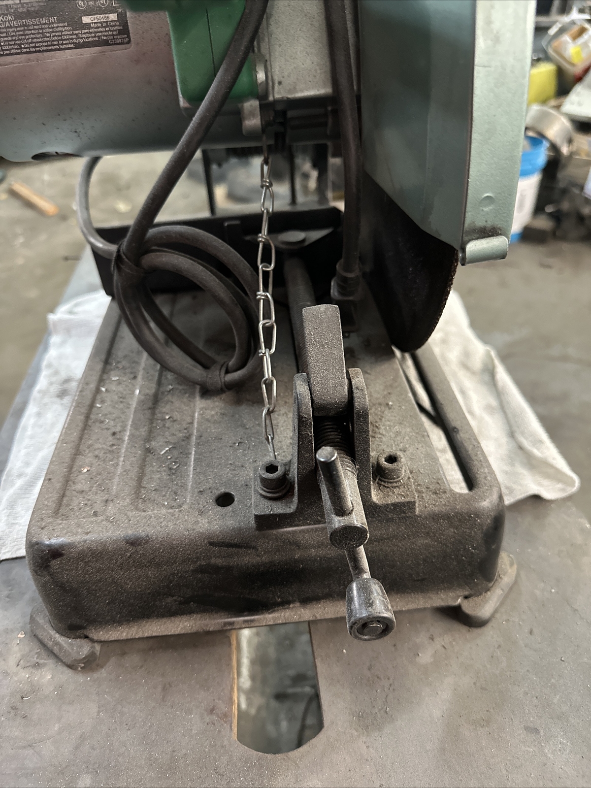 Hitachi CC14SE 14” Cut Off Wheel Machine eBay