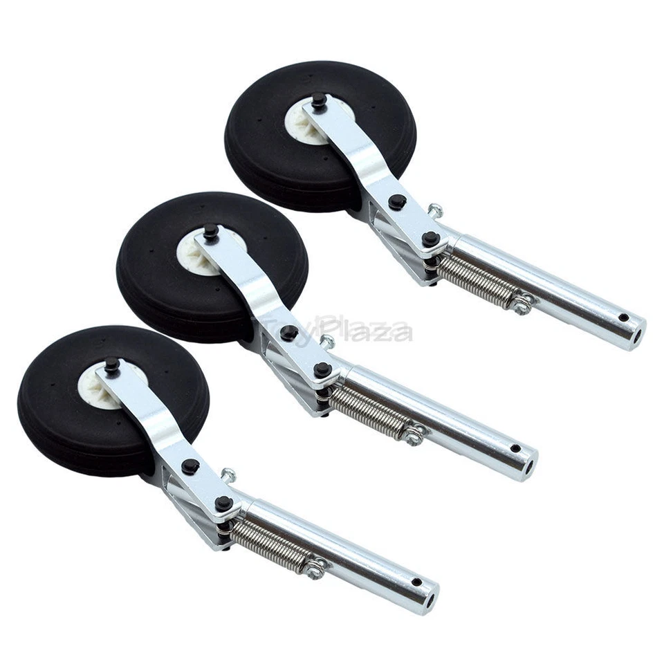 3PCS 140x4mm Aluminum Spring Absorber Landing Gear for RC Model Airplane Warbird - Image 3 of 4