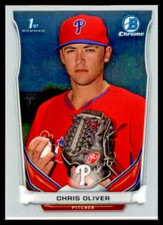 2014 BOWMAN CHROME MINI #59 CHRIS OLIVER PHILADELPHIA PHILLIES