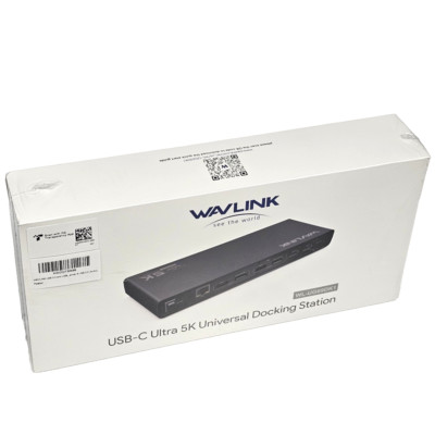 Wavlink WL-UG69DK1 USB-C Ultra 5K Universal Docking Station - Black Sealed