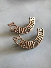 WW1 British army shoulder titles Royal Hampshire - reproduction