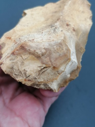 Paleolítico Superior Francia Raro Hermoso Raspador de Extremos Auriñaciense en sílex - Imagen 4 de 15