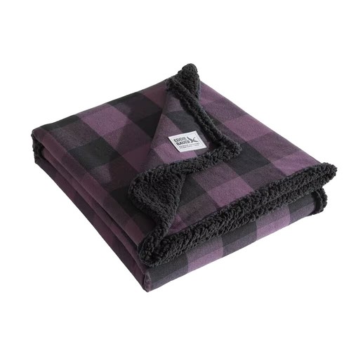 SNAP-ON TOOLS DIXXON FLANNEL Co Blanket Blue & Black Plaid NEW