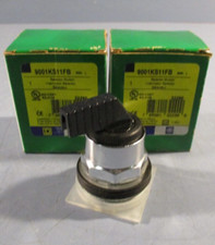 Lot of (2) Schneider Selector Switch 9001KS11FB