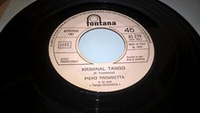 45 giri 7" J.B. PIERO TROMBETTA Kriminal tango - Joe il rosso