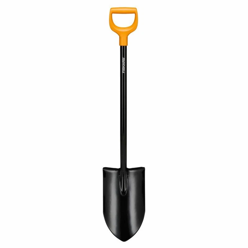 Fiskars Spaten Solid Plus XL spitz Schaufel Borstahl Stahl