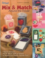 Needlecraft Mix  Match Around the House Janelle Giese Plastic Canvas Booklet
