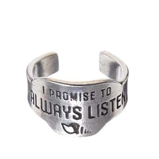 Always Listen Promise Ring | Simple Casual Promise Rings