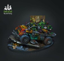 Rukkatrukk Squigbuggy Orks warhammer 40K COMMISSION painting
