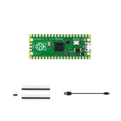 Raspberry Pi Pico Kit Microcontroller Board + Header Pins + USB Cable