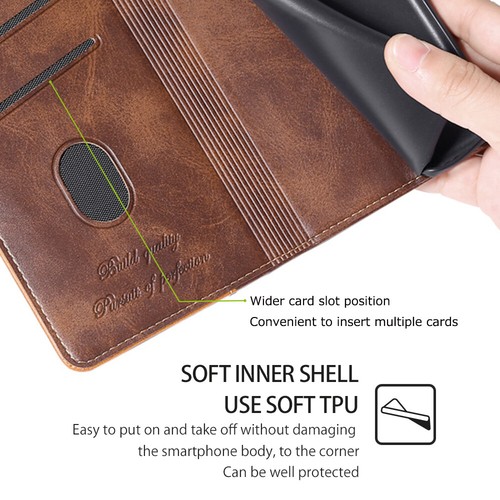 Magnetic Leather Case for Xiaomi Mi Mix 3 8 Lite 6X A2 Lite A2 Wallet Flip Cover - Picture 8 of 18