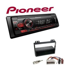 Pioneer 1-DIN Autoradio USB AUX Android Einbauset für Ford Fiesta V 2001-2005