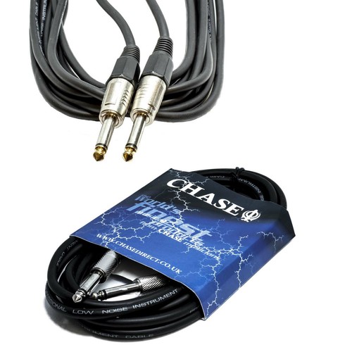 Chase Premium Guitar Jack Lead Instrument Cable Electric Bass Acoustic