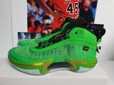 【値引交渉可】NIKE AIR JORDAN XXXVI36 US13 Nike Air Jordan XXXVI 36 Green Spark Men's UK 7 EUR 41 (CZ2650 300