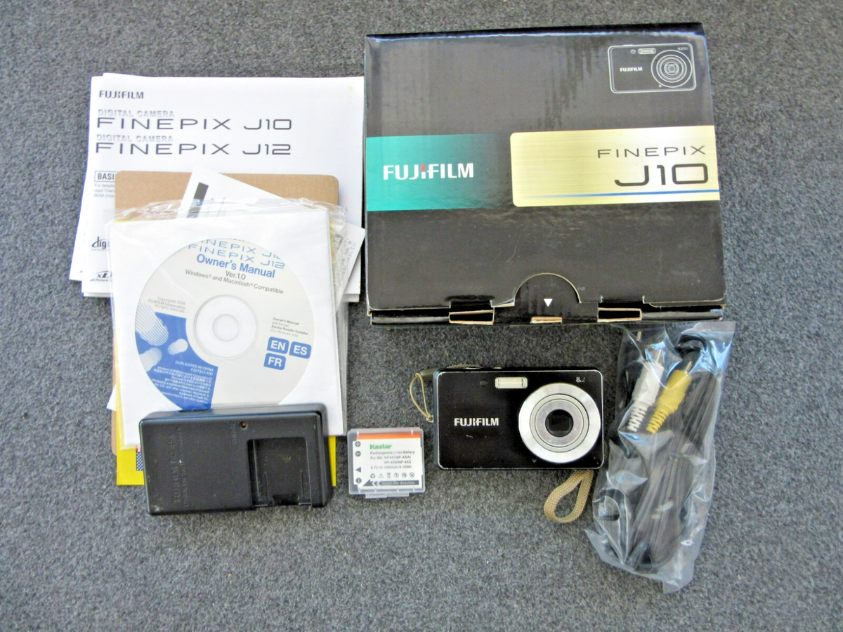 Fujifilm FinePix J Series J10 8.2MP Digital Camera - Black Fujifilm FinePix J Series J10 8.2MP Digital Camera - Black