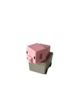 Minecraft Minifigure Mini Figure 1" Series Pink Pig Minecart Mine Cart