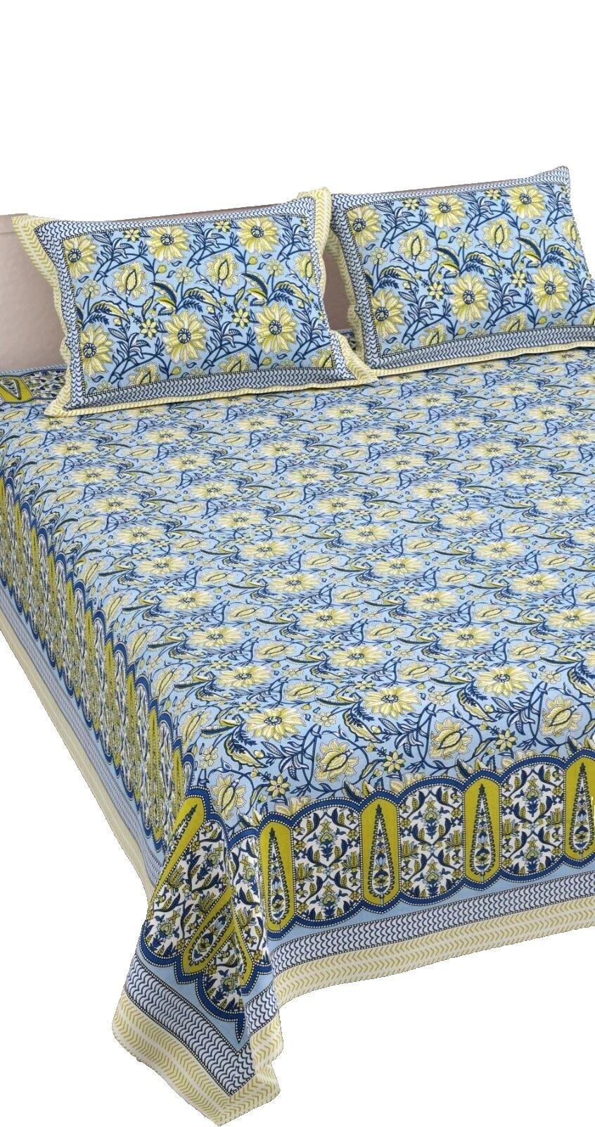 King Floral Flat Sheet Bed Sheets