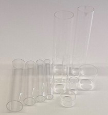 PLEXIGLAS ® Acrylglas Rohre + Rohr Deckel Ø 10mm - Ø 150mm Länge Ihr Wunschmaß K