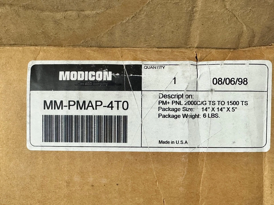 Modicon Schneider MM-PMAP-4T0 Adpater Plate for PMATE 2000/C TOUCHSCREEN 1500 - Image 4 of 4