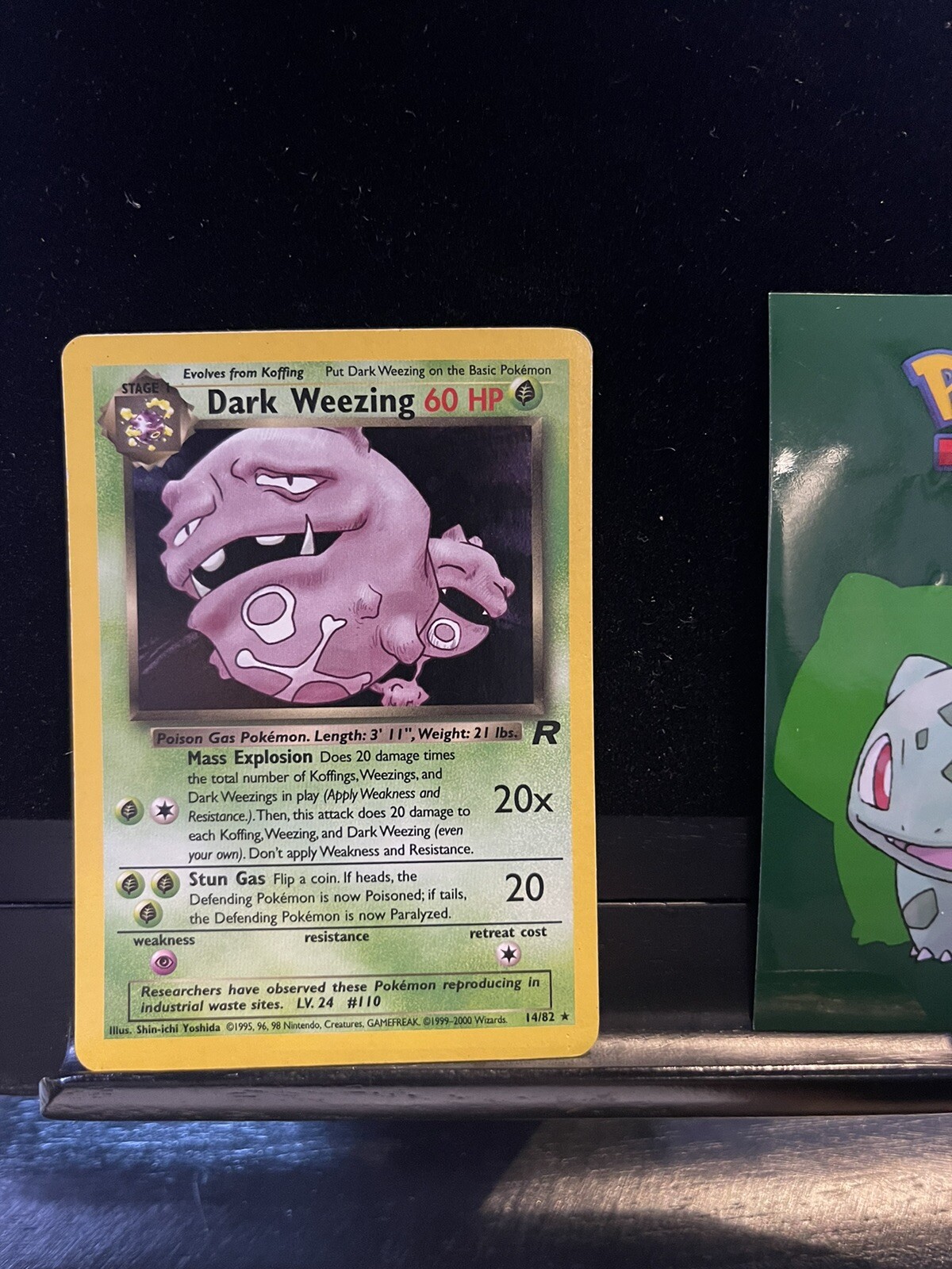 Pokemon Card Team Rocket Unlimited 14/82 Dark Weezing Holo Rare 119💎NM💎