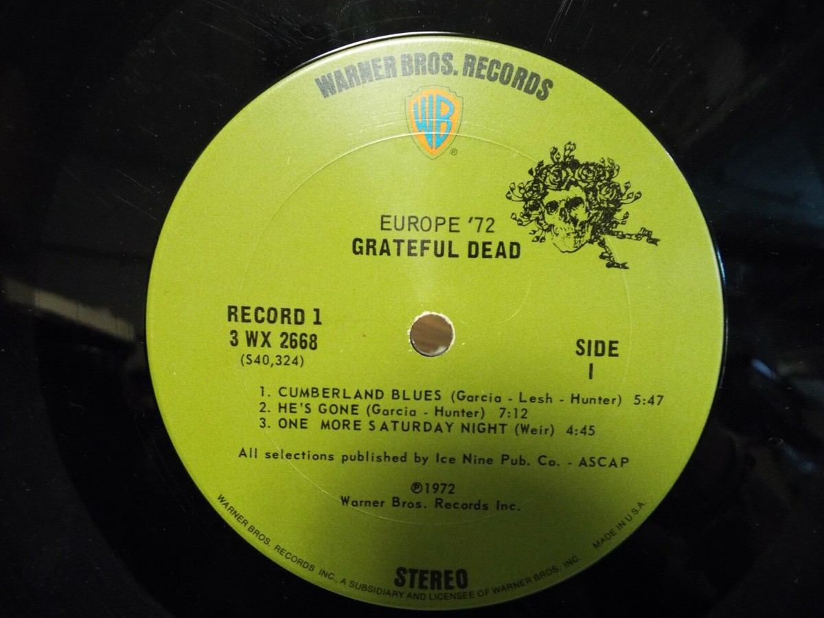 GRATEFUL DEAD EUROPE'72 GREEN LABEL 3XLP VINYL ALBUM | eBay