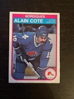 1982 O-Pee-Chee Hockey Alain Cote #281