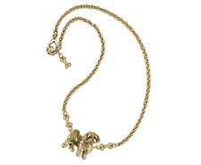 Shih Tzu Jewelry 14k Gold Handmade Shih Tzu Ankle Bracelet SZ21R-AG