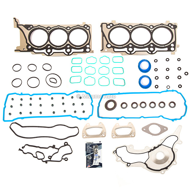 Valve Cover Gasket Jeep Mizumo Auto MA-9761295713 Full Gasket Set Head Bolts Compatible With/For 11-16 Ram Chrysler Dodge Avenger Jeep 3.6L Vin G Multiple De Admision - Foto 5