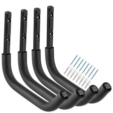 Large Garage Storage Hooks, 12.4 Inch Heavy Duty Garage Storage Organizer Wal...