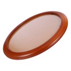 2 Count Natural Wood Picture Frame Oval Photo Decorative Hanging