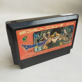 Dragon Quest III 3 enix pre-owned Nintendo Famicom NES Tested