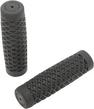 Street Motorcycle Hand Grips Black 1"