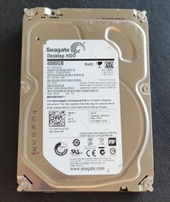 Seagate 4TB Desktop SATA Hard Drive ST4000DM000 No Bad Sectors Tested