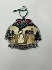 Rare Vintage Land O'Lakes 1992 Christmas Ornamemt Sun Catcher Stained Glass