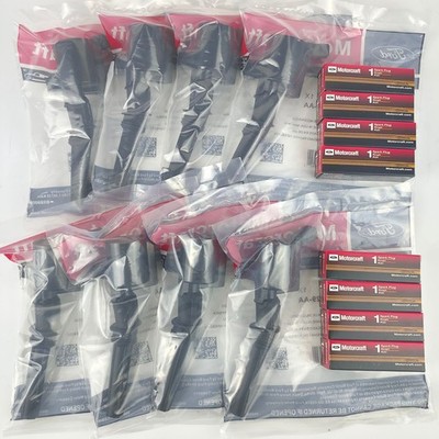 8PCS Motorcraft NEW Ignition Coil DG508 &Spark Plug SP479 For Ford F150 4.6 5.4L