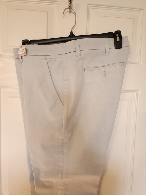 St. John's Bay Temp Flex Chino Pants 38x30 Light Blue