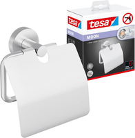 Tesa Moon Toilettenpapierhalter Mit Deckel, Verchromt - Wc-Rollenhalter Zur Wand