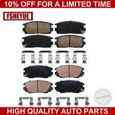 Front Rear Ceramic Brake Pads For D1275 GMC T...