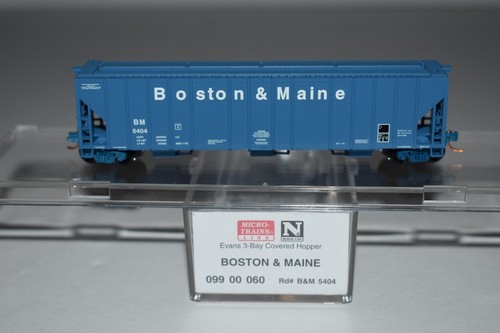 Tolva cubierta de 3 bahías Boston & Maine escala N MTL 09900060 5404 C58577 | Condition: Used