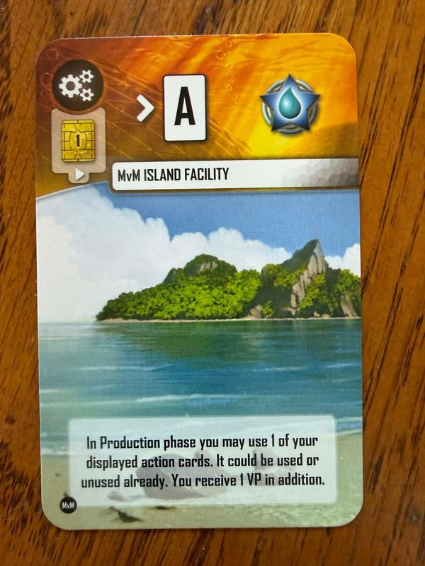 MvM ISLAND FACILITY - Underwater Cities promo. Excellent condition