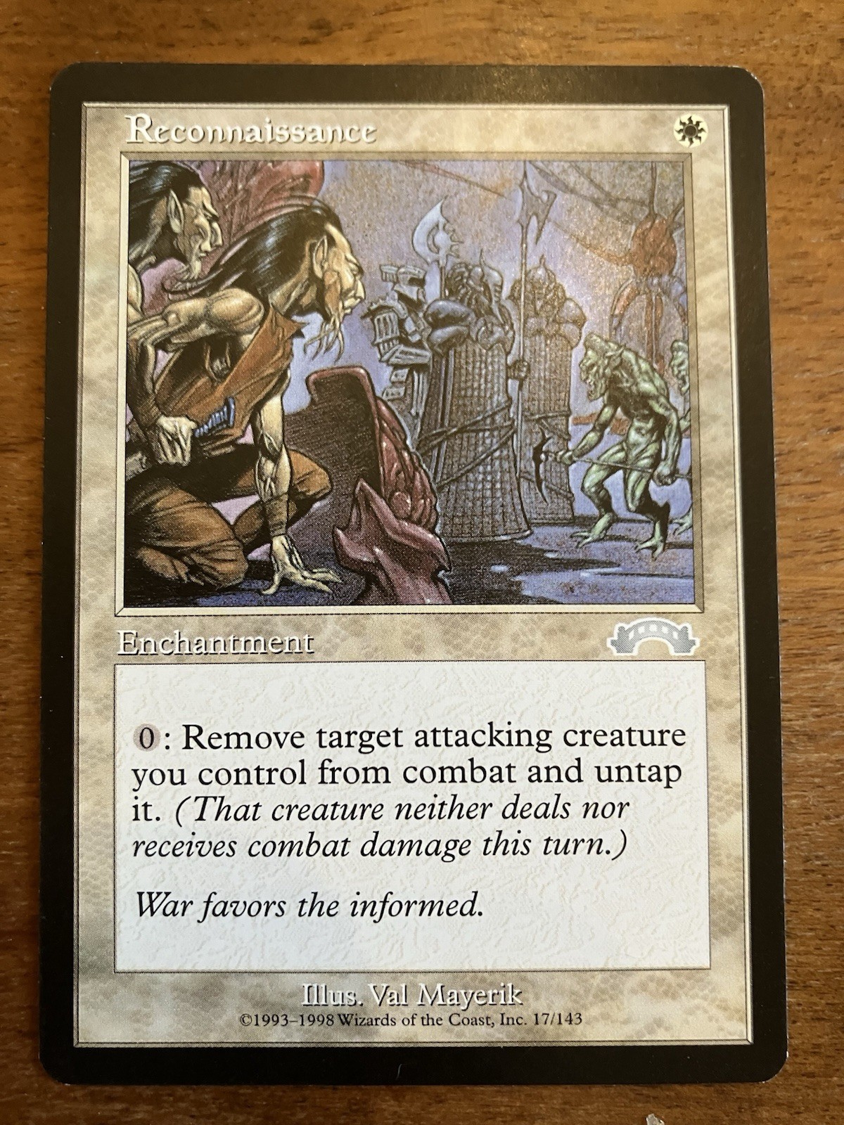 Magic The Gathering Exodus Reconnaissance #17/143 MTG NM/MT
