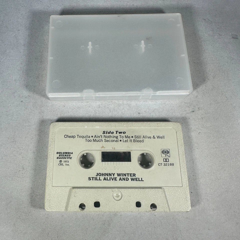 Johnny Winter Still Alive & Well Cassette Album 1973 Columbia CT32188 Rock Blues - Image 2 of 4