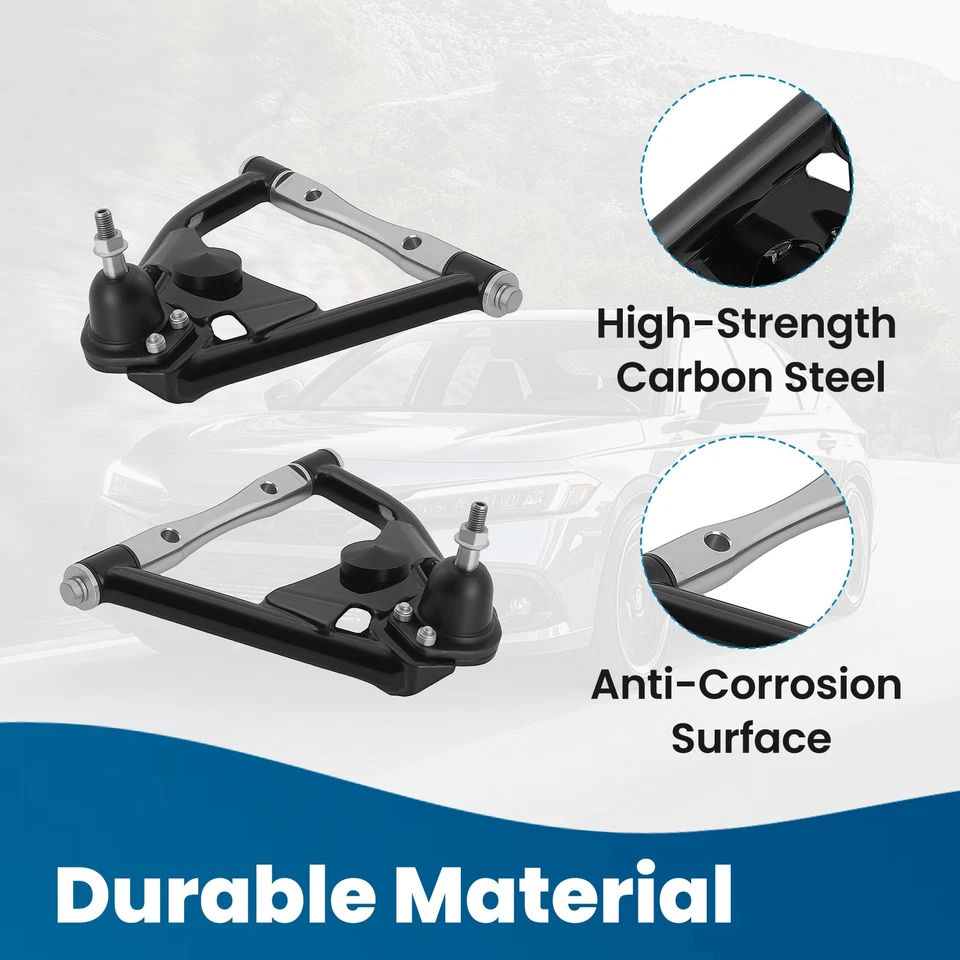 Brazos de control inferiores superiores tubulares para Chevy C10 1975-1986 GMC serie 1500 1963-65 Foto 2 de 4