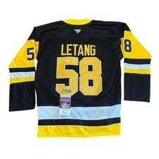 Kris Letang Autographed Pittsburgh Penguins Jersey JSA COA