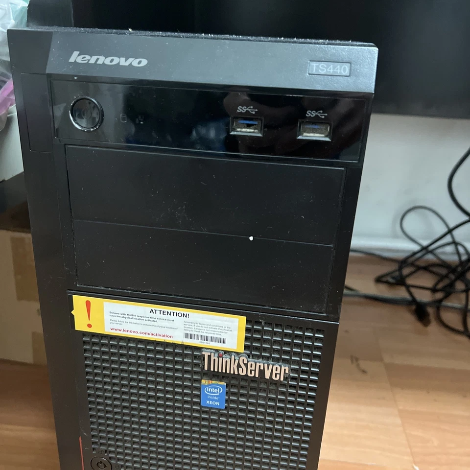 Lenovo ThinkServer TS440 Intel Xeon E3-1225 V3 3.2GHz 16GB RAM TOWER SERVER - Image 3 of 3